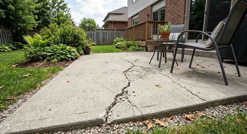 Cement Patio Repair in Albany, NY
