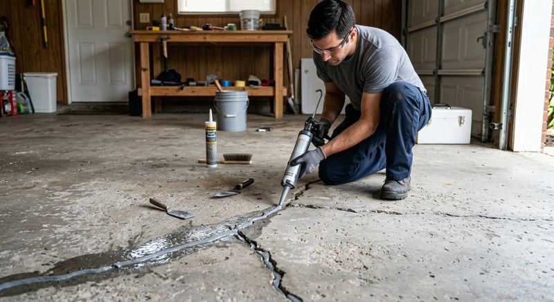 Concrete Crack Sealing in West Des Moines, IA