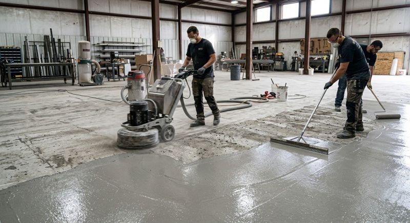 Concrete Floor Resurfacing in Des Moines, IA