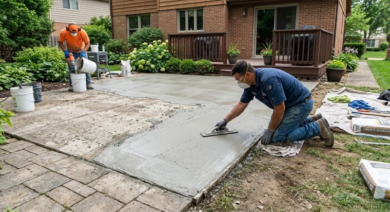 Concrete Resurfacing in West Des Moines, IA