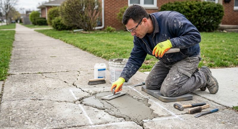 Concrete Sidewalk Repair in Corpus Christi, TX