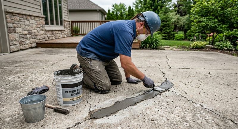 Concrete Spalling Repair in West Des Moines, IA