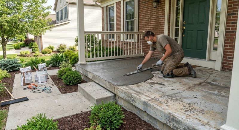 Concrete Stairs Resurfacing in West Des Moines, IA