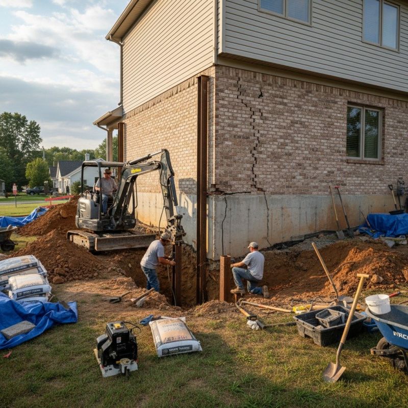 Residential Foundation Repair in Columbus, OH